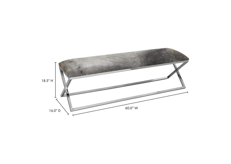 OT-1011-15 Rossi Bench Grey