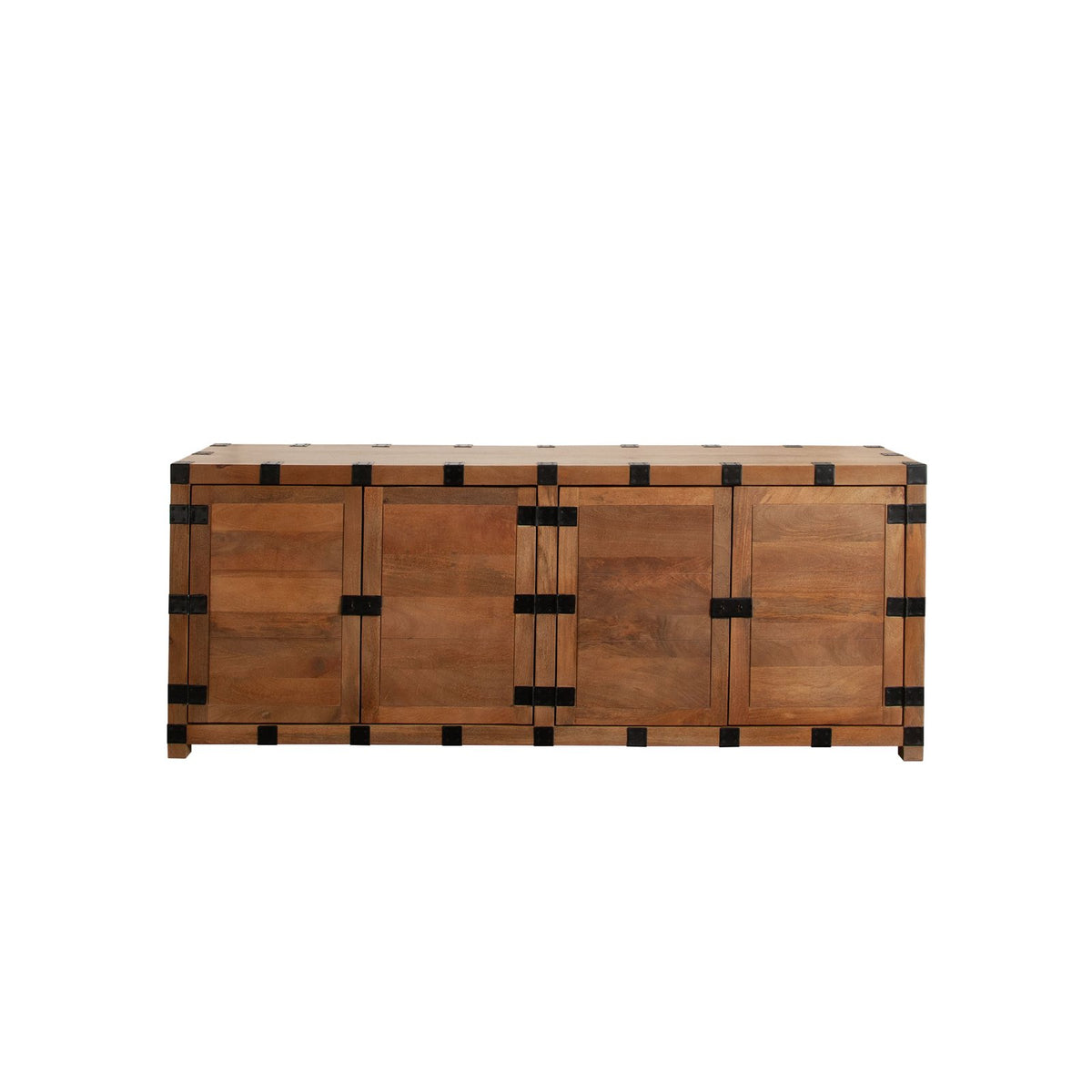 Oxford Solid Mango Wood 4-Door Sideboard