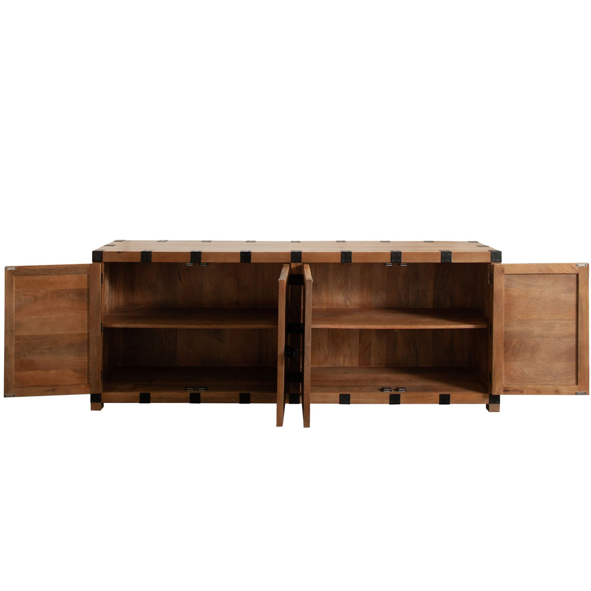 Oxford Solid Mango Wood 4-Door Sideboard