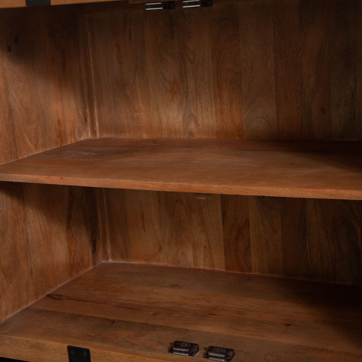 Oxford Solid Mango Wood 4-Door Sideboard