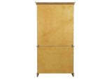 DLU-19-BH-LO Sunset Trading Keepsake Buffet and Lighted Hutch | Light Oak