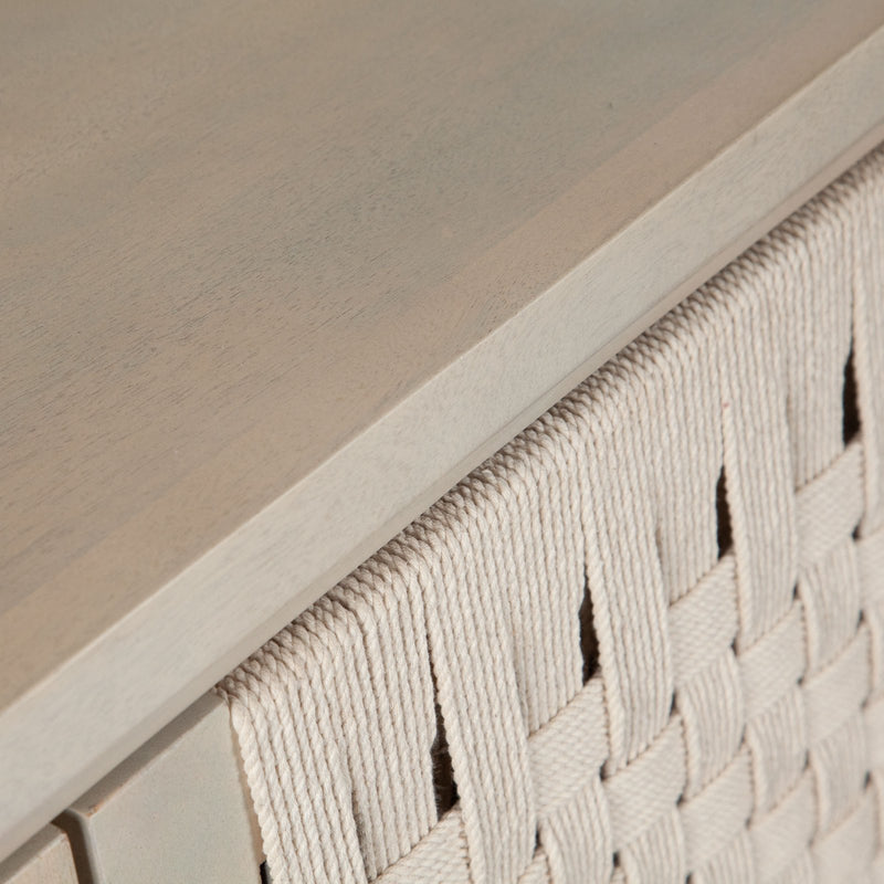 Palm Solid Mango Wood 4-Door Sideboard