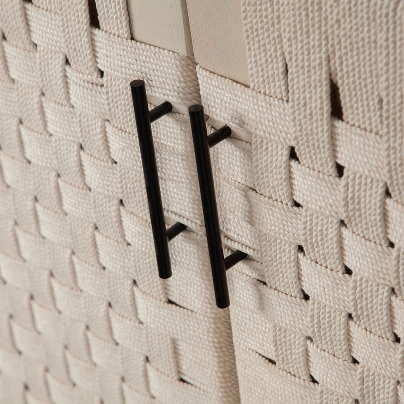 Palm Solid Mango Wood 4-Door Sideboard