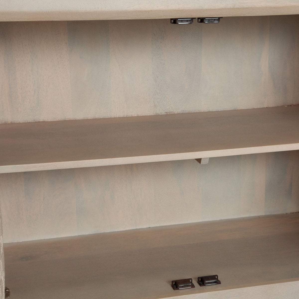 Palm Solid Mango Wood 4-Door Sideboard