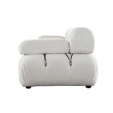 Paloma 3PC Modular 111 Inch Sofa in Light Cream Velvet