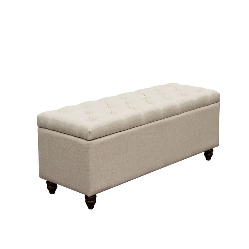 Park Ave Tufted Lift-Top Storage Trunk