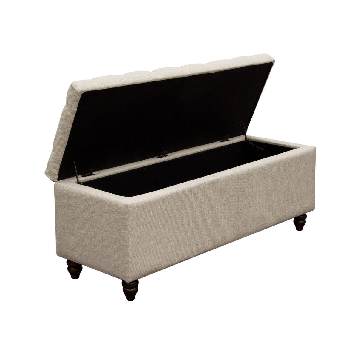 Park Ave Tufted Lift-Top Storage Trunk