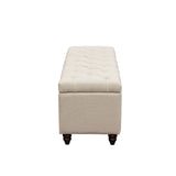 Park Ave Tufted Lift-Top Storage Trunk