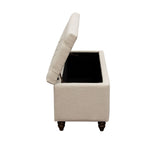Park Ave Tufted Lift-Top Storage Trunk