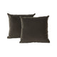 Set of (2) 16" Square Accent Pillows in Winter Moss Performance Velvet