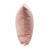 Set of (2) 16" Square Accent Pillows in Blush Pink Velvet