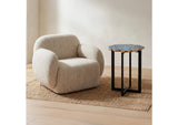 PJ-1011-26 Azul Agate Accent Table Blue