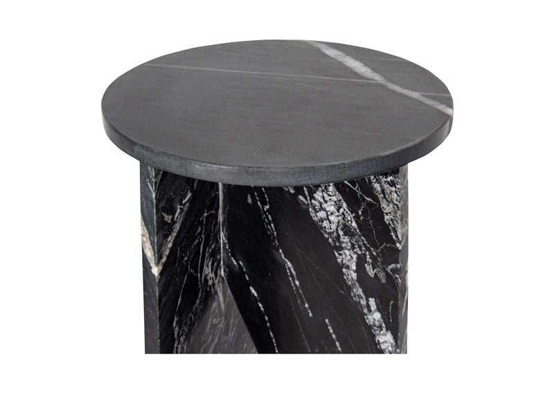 PJ-1021-02 Grace Accent Table Black Marble