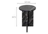 PJ-1021-02 Grace Accent Table Black Marble