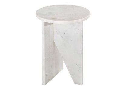 PJ-1021-18 Grace Accent Table White Marble