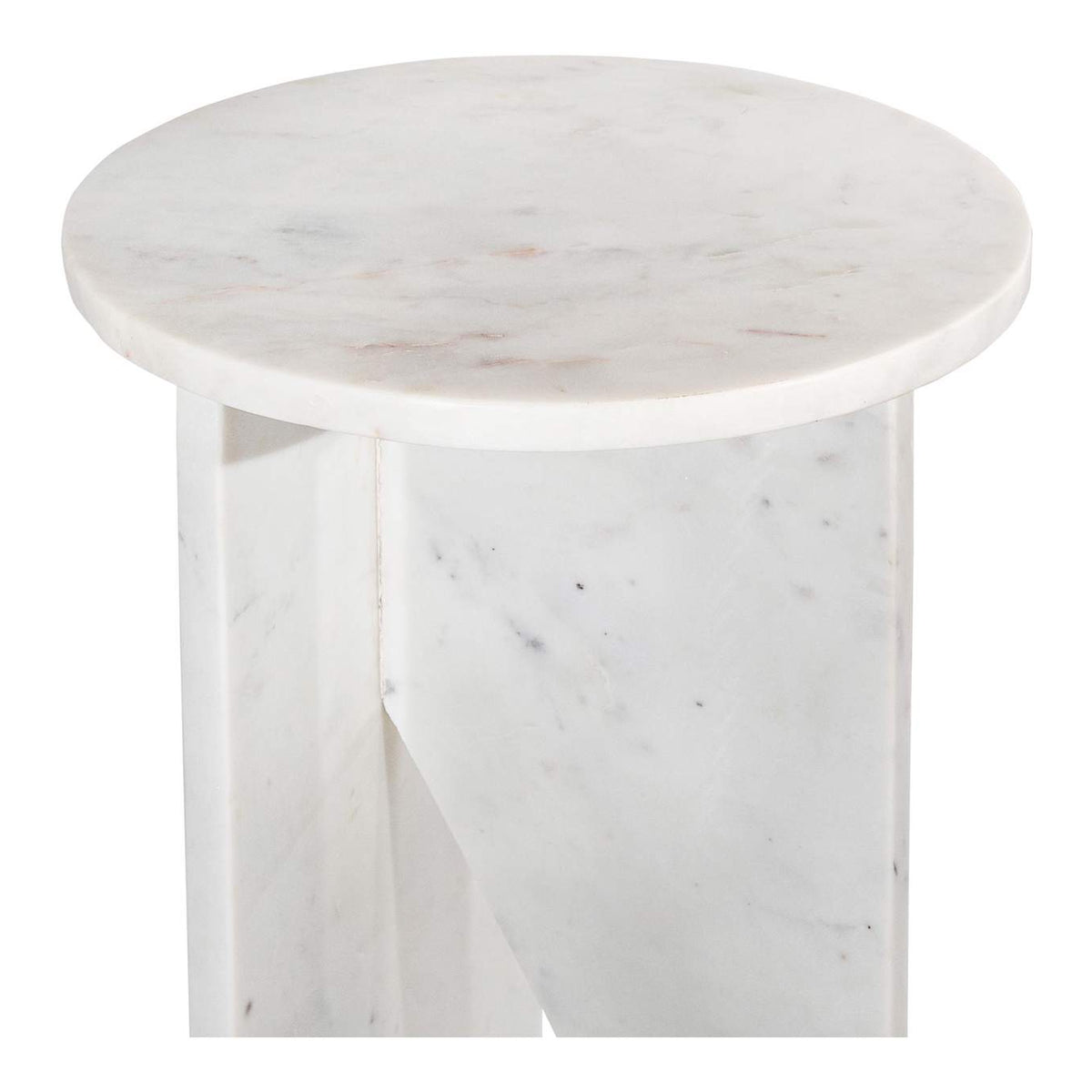 PJ-1021-18 Grace Accent Table White Marble