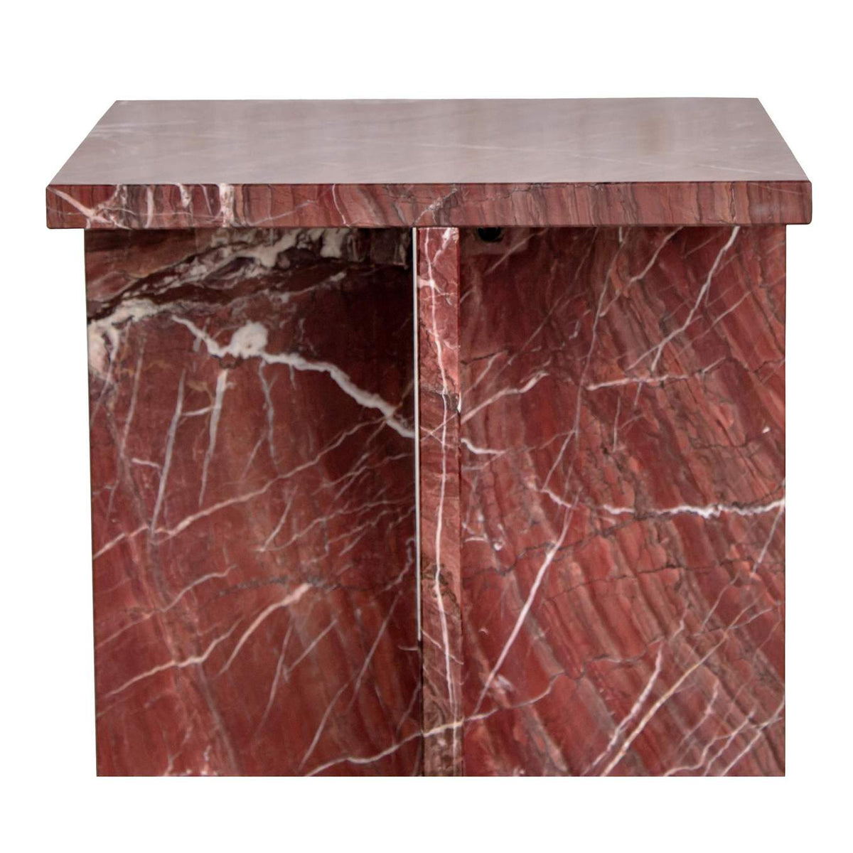 PJ-1024-06 Blair Accent Table Rosso Levanto Marble