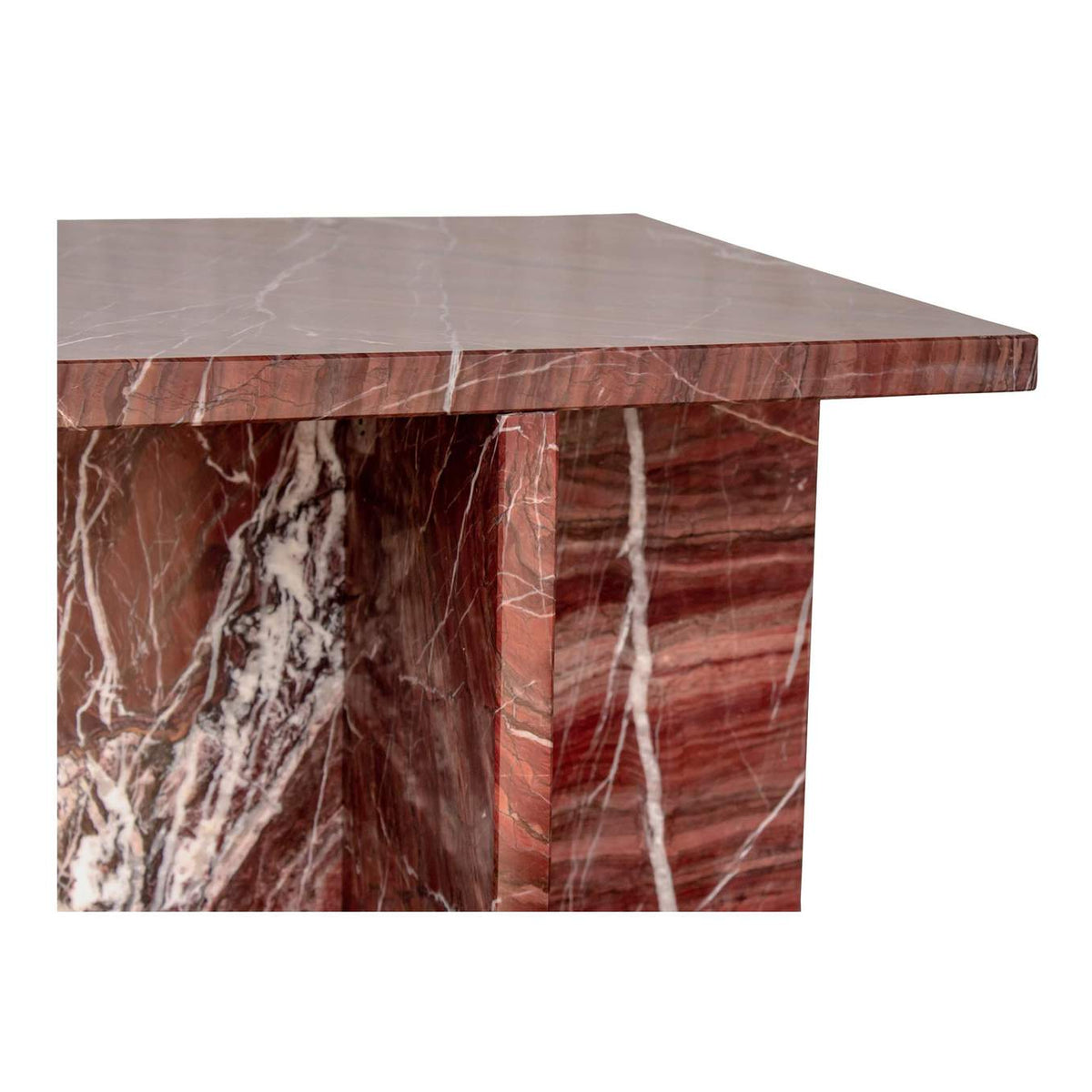PJ-1024-06 Blair Accent Table Rosso Levanto Marble