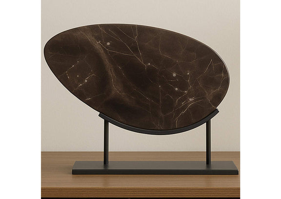 PJ-1025-20 Galen Sculpture Saint Laurent Brown Marble