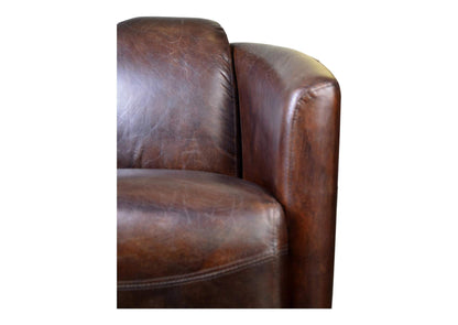 PK-1000-20 Salzburg Club Chair Dark Brown Leather