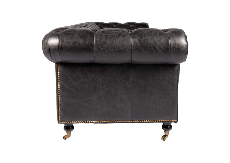 PK-1007-02 Birmingham Sofa Black Leather