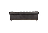 PK-1007-02 Birmingham Sofa Black Leather