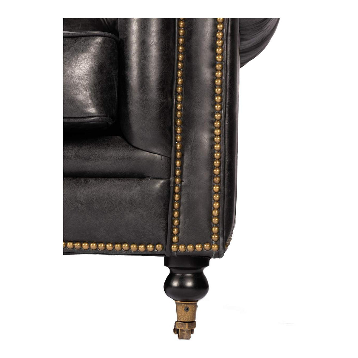PK-1007-02 Birmingham Sofa Black Leather