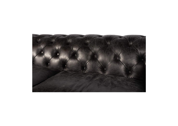 PK-1007-02 Birmingham Sofa Black Leather
