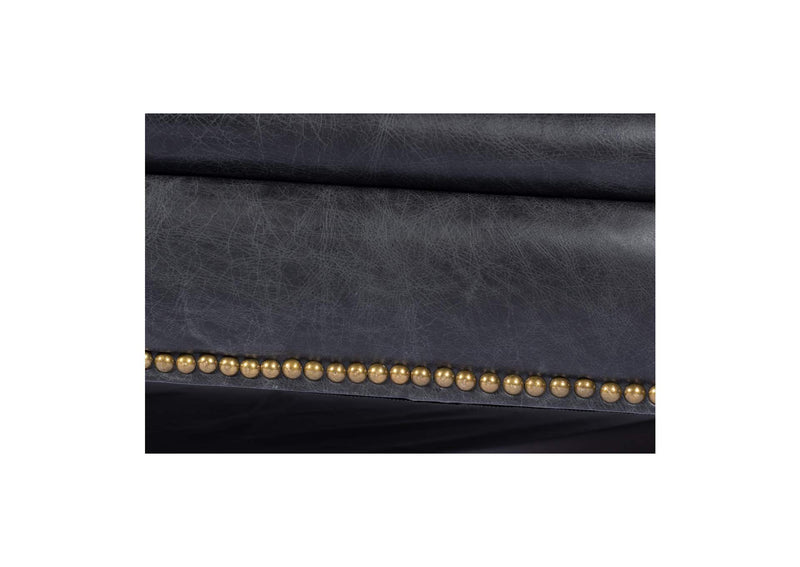 PK-1007-02 Birmingham Sofa Black Leather