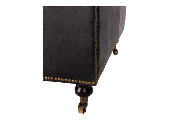 PK-1007-02 Birmingham Sofa Black Leather