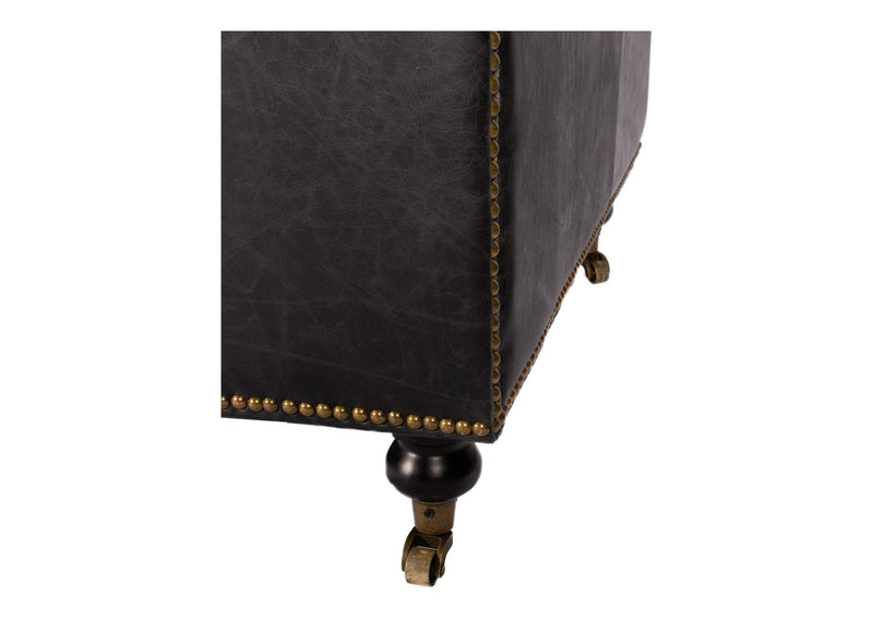 PK-1007-02 Birmingham Sofa Black Leather