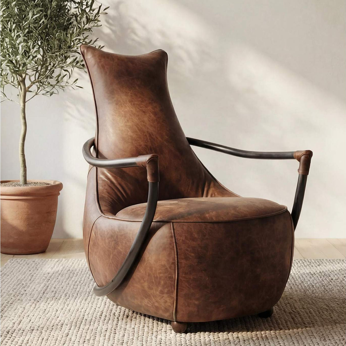 PK-1026-03 Carlisle Club Chair Brown