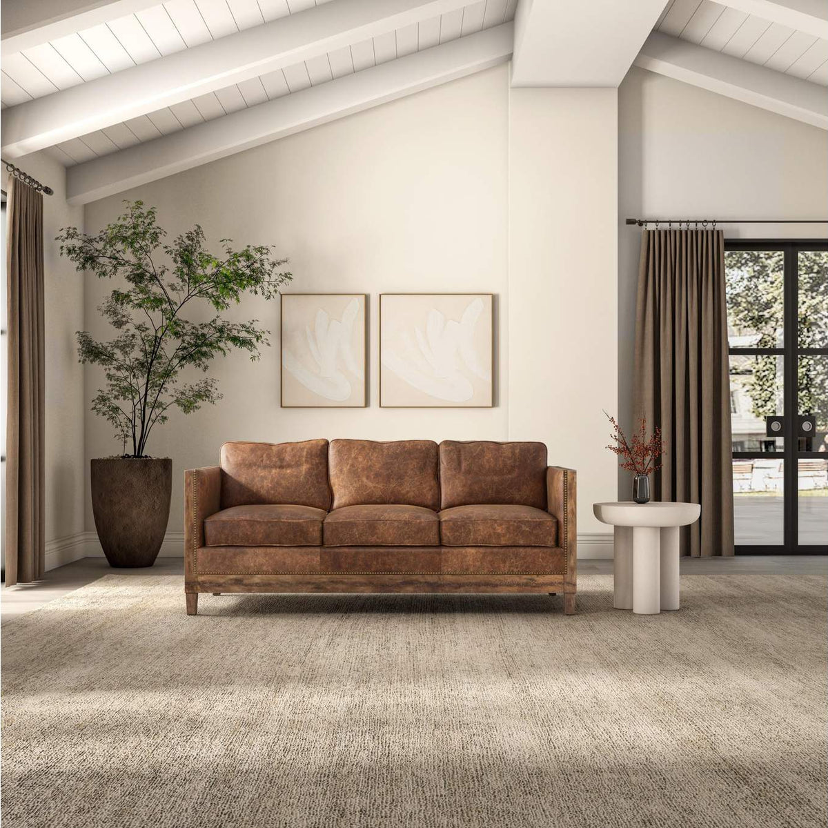 PK-1031-03 Darlington Sofa Light Brown