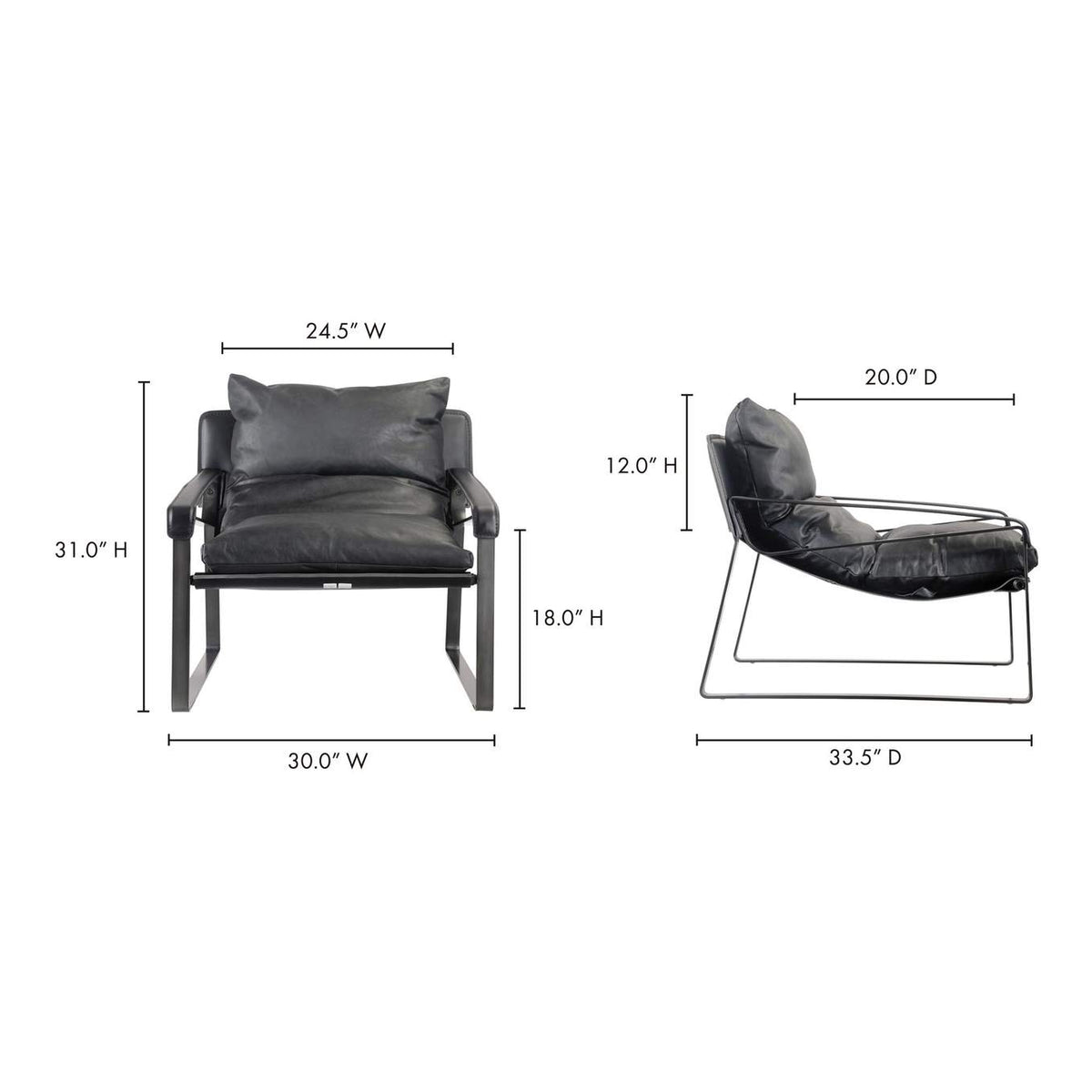 PK-1044-02 Connor Club Chair Black