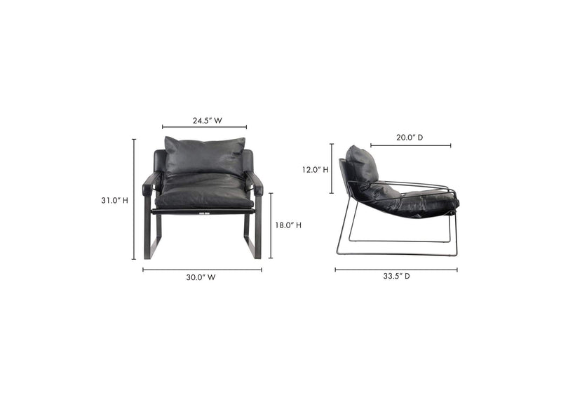 PK-1044-02 Connor Club Chair Black