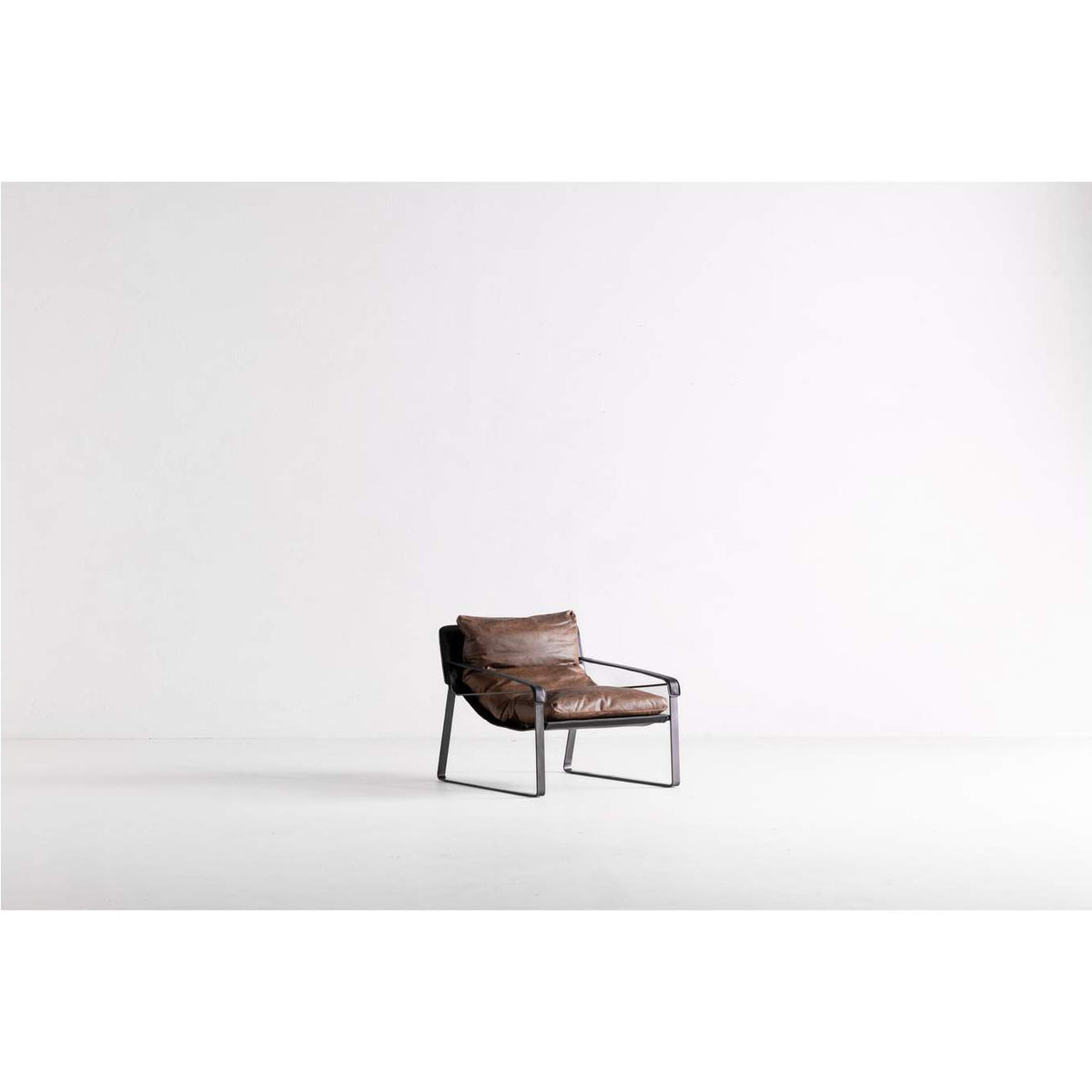 PK-1044-14 Connor Club Chair Open Road Brown Leather