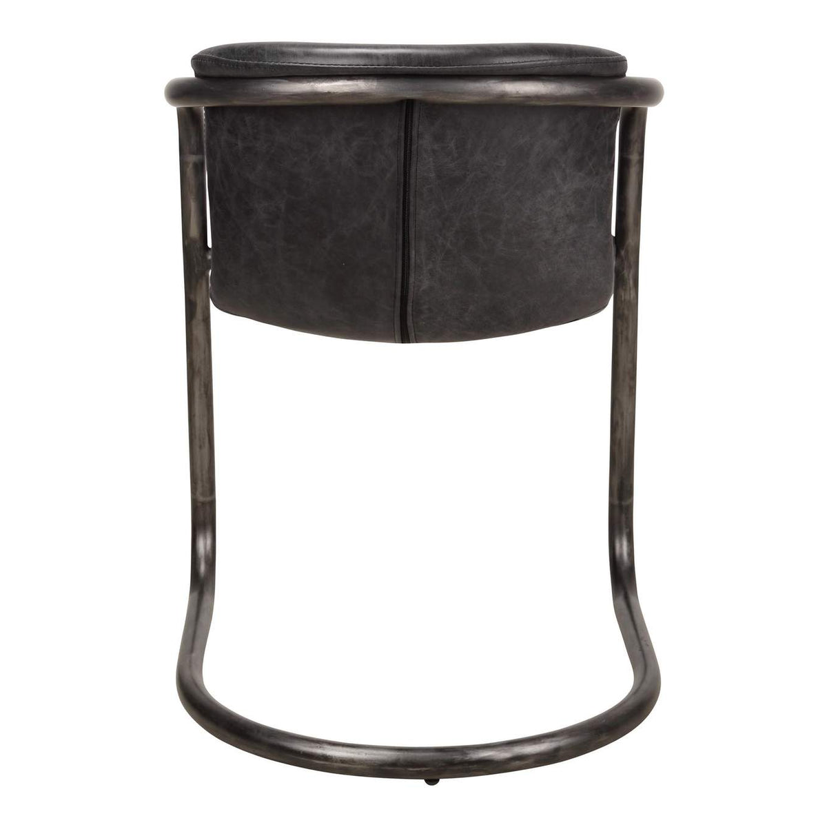 PK-1059-02 Freeman Dining Chair Onyx Black Leather - Set Of Two