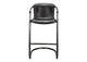 PK-1060-02 Freeman Barstool Onyx Black Leather - Set Of Two