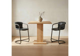 PK-1060-02 Freeman Barstool Onyx Black Leather - Set Of Two