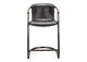 PK-1061-02 Freeman Counter Stool Onyx Black Leather - Set Of Two