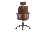 PK-1081-20 Executive Office Chair Dark Brown Leather