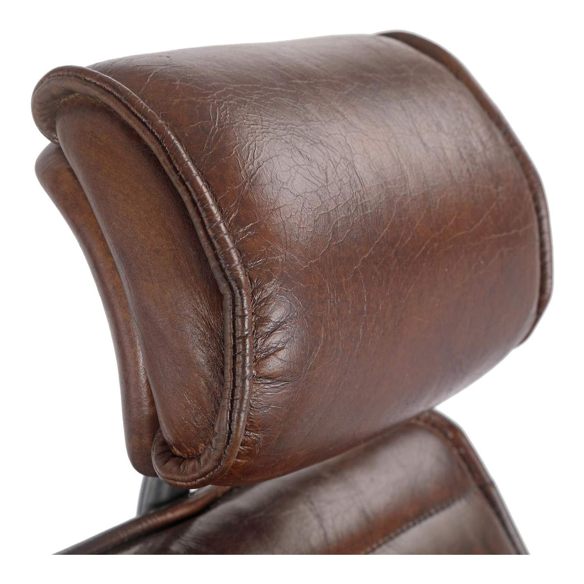 PK-1081-20 Executive Office Chair Dark Brown Leather