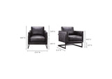 PK-1082-02 Luxley Club Chair Black