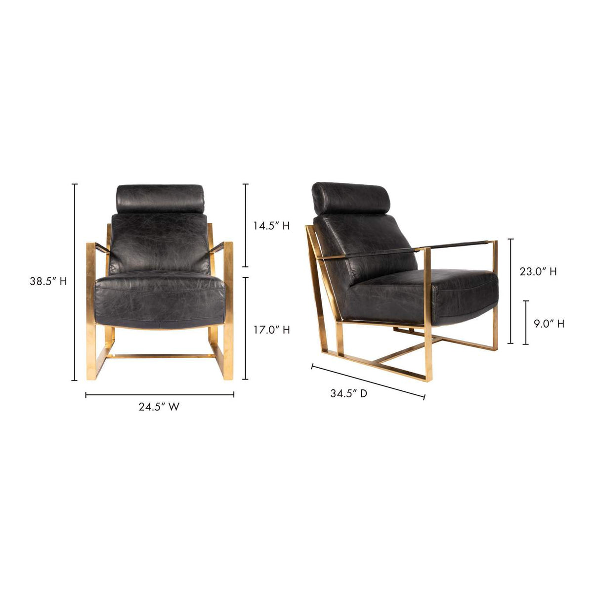 PK-1083-02 Paradiso Chair Black