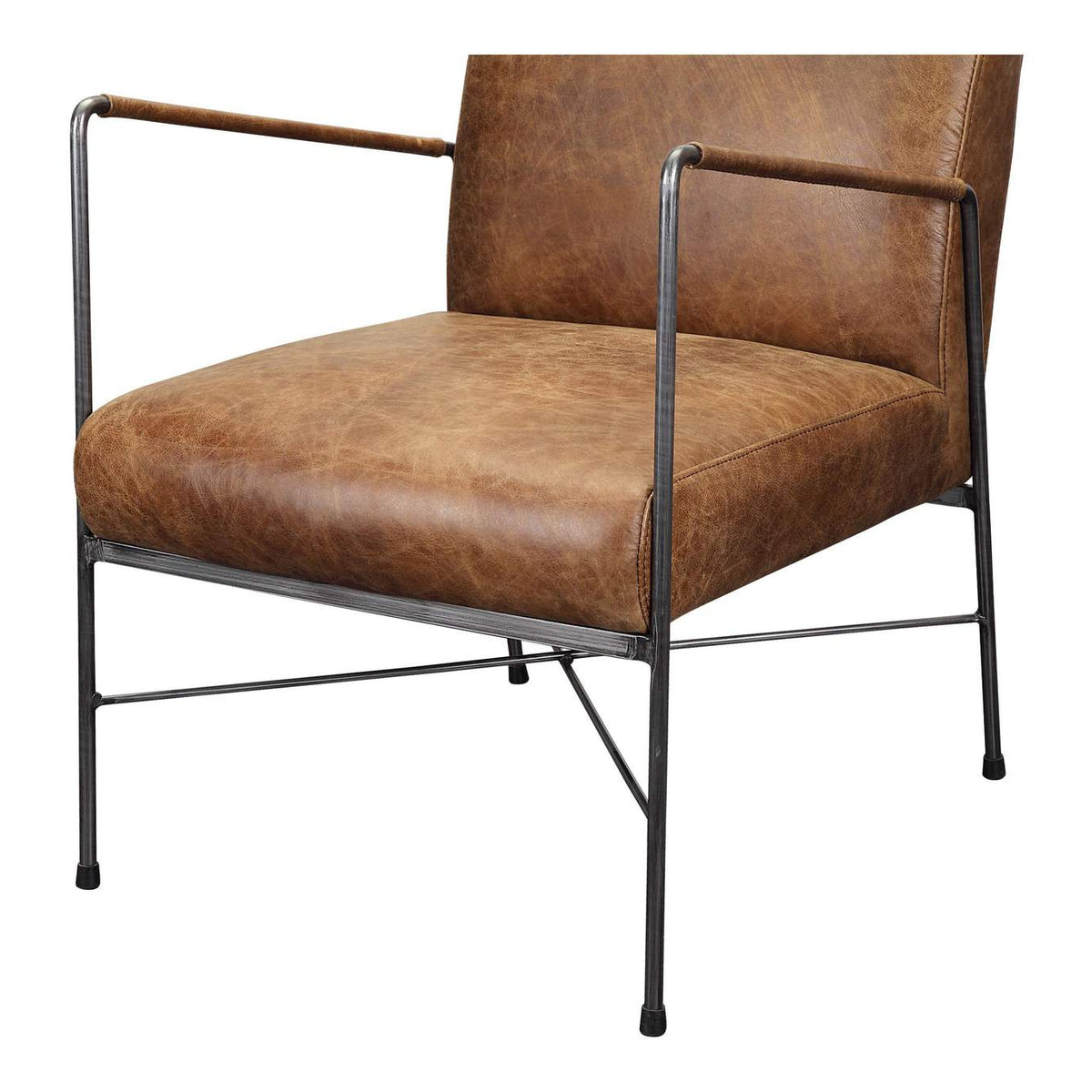 PK-1089-14 Dagwood Leather Armchair Open Road Brown