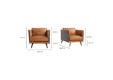PK-1096-23 Messina Leather Armchair