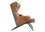 PK-1103-14 Amos Leather Accent Chair Open Road Brown