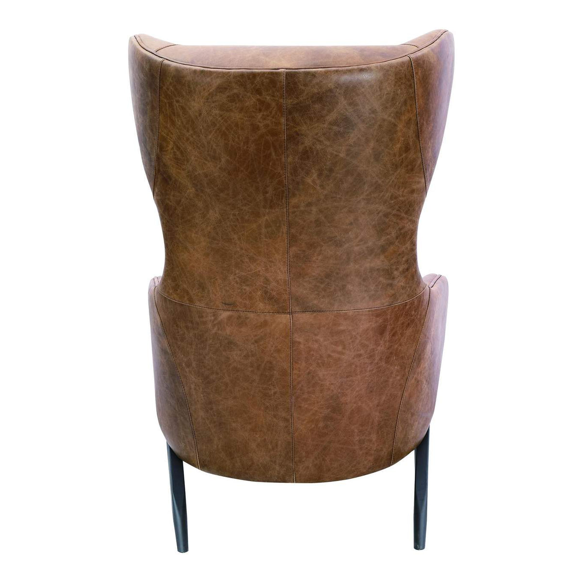 PK-1103-14 Amos Leather Accent Chair Open Road Brown