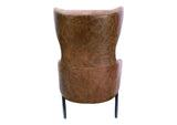 PK-1103-14 Amos Leather Accent Chair Open Road Brown