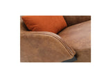 PK-1103-14 Amos Leather Accent Chair Open Road Brown